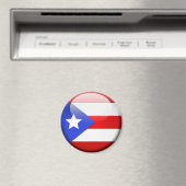 Puerto Rico Flag Magnet (In Situ (Geschirrspüler))