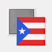 Puerto Rico Flag Magnet (Vorderseite/Rückseite)