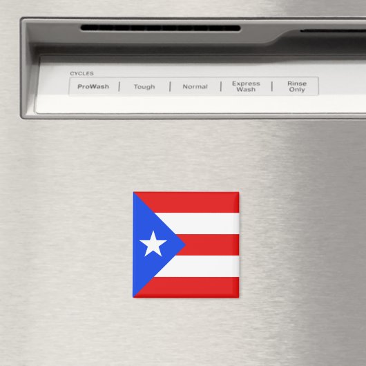Puerto Rico Flag Magnet (In Situ (Geschirrspüler))