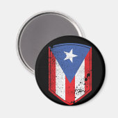 Puerto Rico Flag Magnet (Vorderseite/Rückseite)