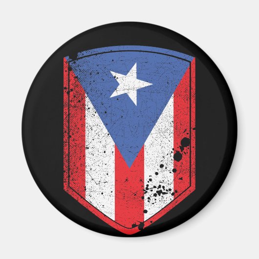 Puerto Rico Flag Magnet (Vorne)