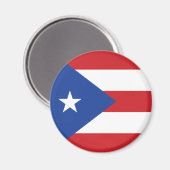 Puerto Rico Flag Magnet (Vorderseite/Rückseite)