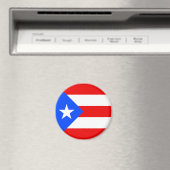 Puerto Rico Flag Magnet (In Situ (Geschirrspüler))