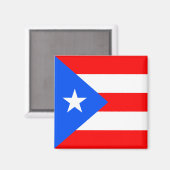 Puerto Rico Flag Magnet (Vorderseite/Rückseite)