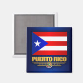 Puerto Rico Flag Magnet (Vorderseite/Rückseite)