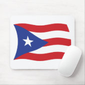 Puerto Rico Flag Mauspad (Mit Mouse)