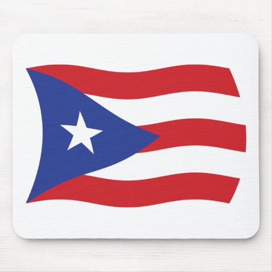Puerto Rico Flag Mauspad (Vorne)