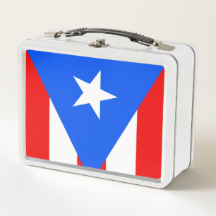 Puerto Rico Flag Metall Brotdose
