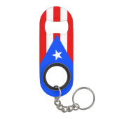Puerto Rico Flag Mini Flaschenöffner (Rückseite)