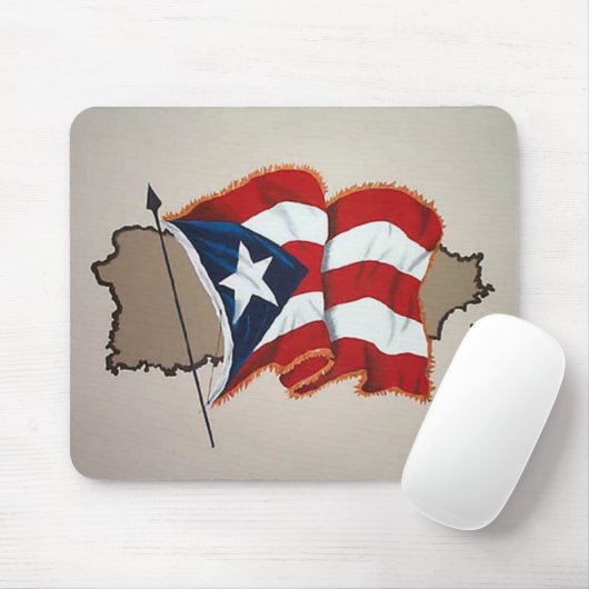 Puerto Rico Flag Mouse Pad! Mousepad (Mit Mouse)