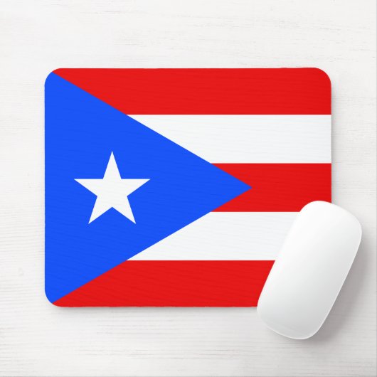 Puerto Rico Flag Mousepad (Mit Mouse)