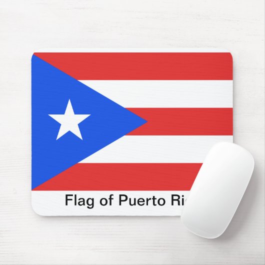 Puerto Rico Flag Mousepad (Mit Mouse)