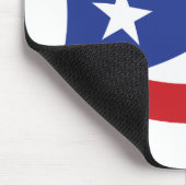 Puerto Rico Flag Mousepad (Ecke)