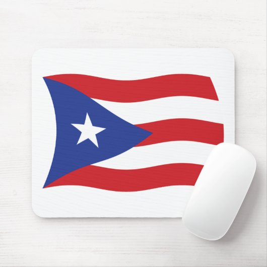 Puerto Rico Flag Mousepad (Mit Mouse)