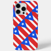 Puerto Rico Flag Muster iPhone 15 Pro Max Case-Mate iPhone Hülle (Rückseite)