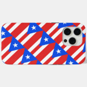 Puerto Rico Flag Muster iPhone 15 Pro Max Case-Mate iPhone Hülle (Rückseite (Horizontal))