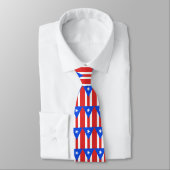 Puerto Rico Flag Necktie Krawatte (Gebunden)