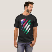 Puerto Rico Flag Nigeria Grown Patriot Country Str T-Shirt (Vorne ganz)