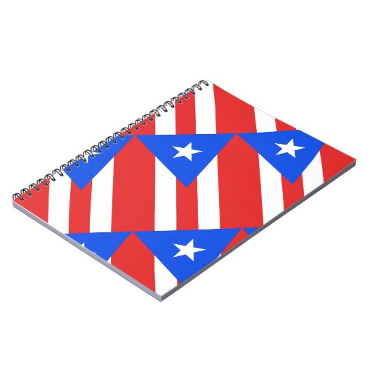 Puerto Rico Flag Notizblock (Linke Seite)