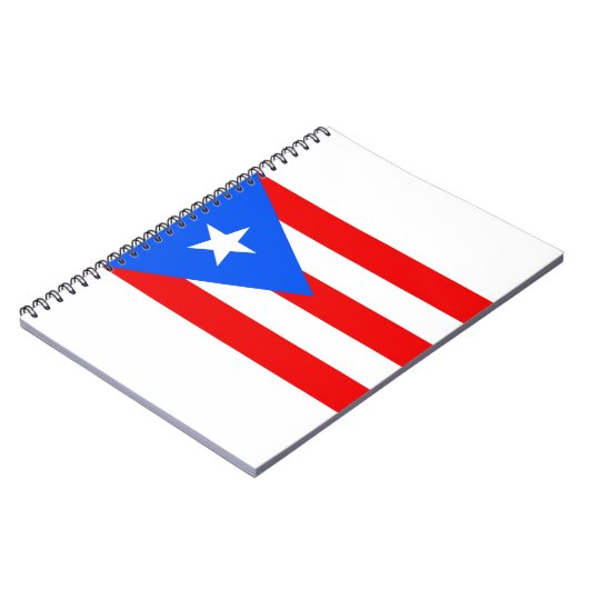 Puerto Rico Flag Notizblock (Linke Seite)