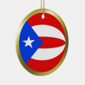 Puerto Rico Flag Ornament (Rechts)