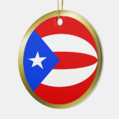Puerto Rico Flag Ornament (Links)
