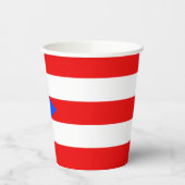 Puerto Rico Flag Pappbecher (Links)