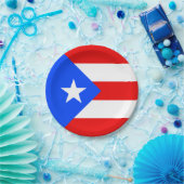 Puerto Rico Flag Pappteller (Party)