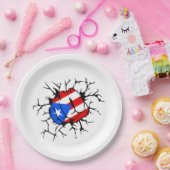 Puerto Rico Flag Pappteller (Party)