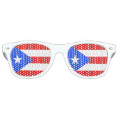 Puerto Rico Flag Partybrille (Vorderseite)