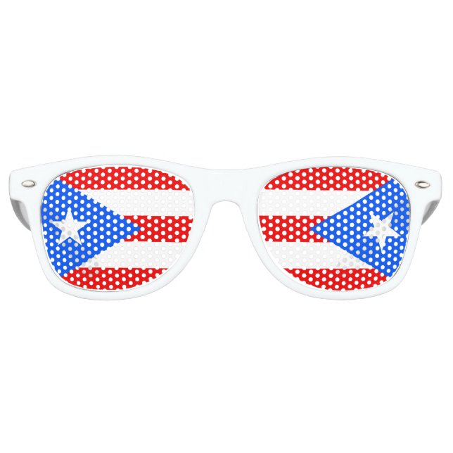 Puerto Rico Flag Partybrille (Vorderseite)