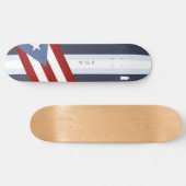 Puerto Rico Flag Personalisiert Skateboard (Horizontal)