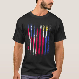 Puerto Rico Flag Philippinen Grosse Länderflaggen  T-Shirt
