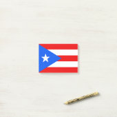 Puerto Rico Flag Post-it Klebezettel (Auf Schreibtisch)