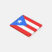 Puerto Rico Flag Post-it Klebezettel (angewinkelt)
