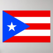 Puerto Rico Flag Poster (Vorne)