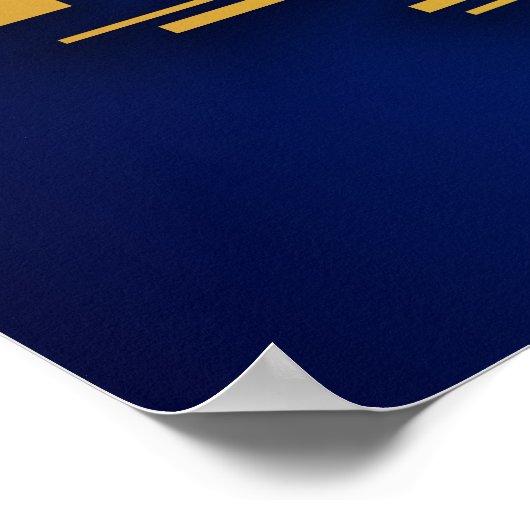 Puerto Rico Flag Poster (Ecke)