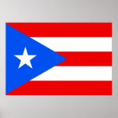 Puerto Rico Flag Poster (Vorne)