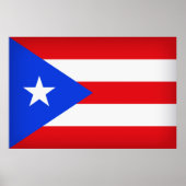 Puerto Rico Flag Poster (Vorne)