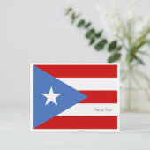 Puerto Rico Flag Postkarte (Stehend Vorderseite)