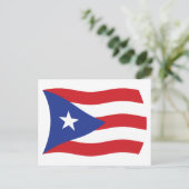 Puerto Rico Flag Postkarte (Stehend Vorderseite)