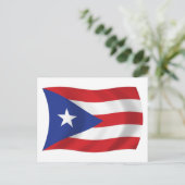 Puerto Rico Flag Postkarte (Stehend Vorderseite)