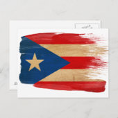 Puerto Rico Flag Postkarten (Vorne/Hinten)