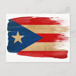 Puerto Rico Flag Postkarten
