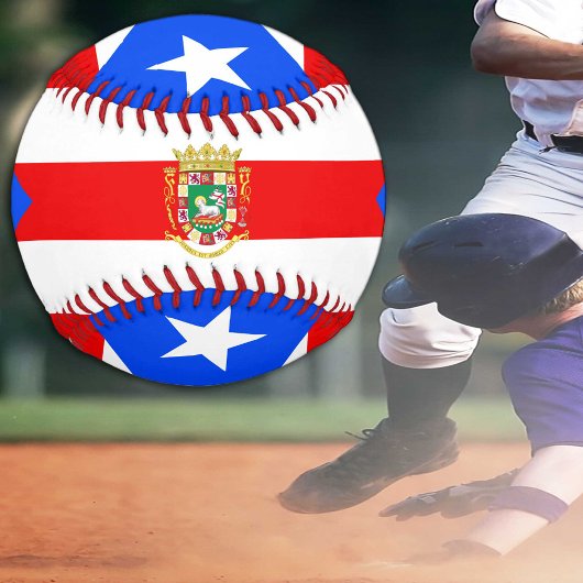 Puerto Rico Flag & Puerto Rico / Baseball Balls