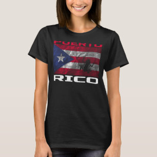 Puerto Rico Flag Puerto Rico Coqui Liebe Boricuas T-Shirt