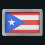 Puerto Rico Flag Rechteckige Gürtelschnalle<br><div class="desc">Die Fahnen von Puerto Rico repräsentieren und symbolisieren die Insel und die Menschen von Puerto Rico. Die am häufigsten benutzten Flaggen von Puerto Rico sind die aktuelle Flagge, die die Bevölkerung des Gemeindegebietes von Puerto Rico repräsentiert; die kommunalen Flaggen, die die verschiedenen Regionen der Insel repräsentieren; politische Flaggen, die die...</div>