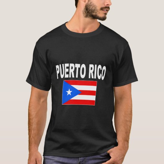 Puerto Rico Flag Rican Boricua Flags Geschenk T-Shirt (Vorderseite)