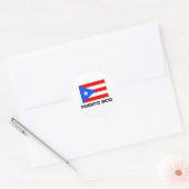 Puerto Rico Flag Runder Aufkleber (Umschlag)