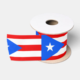 Puerto Rico Flag Satinband